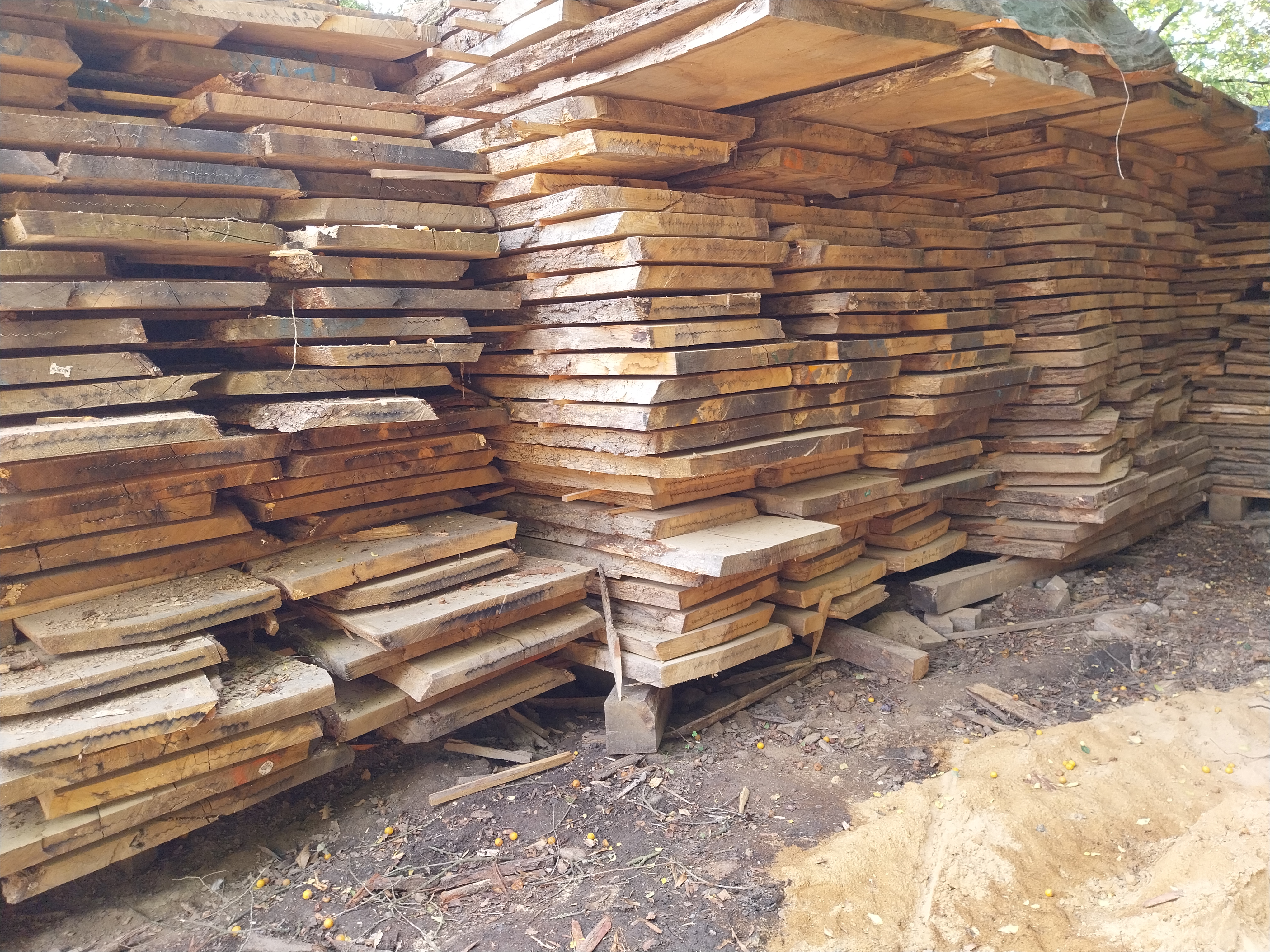 Tischplatten Stapel
